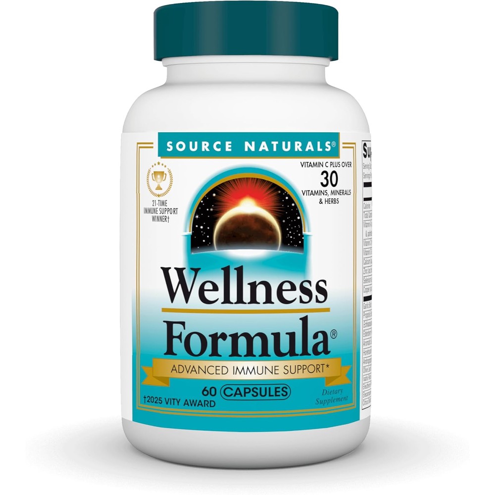Source Naturals Wellness Formula immune support bottle front view