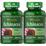 Puritans Pride Premium Echinacea 400mg front bottle view