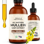 Inhale USDA Organic Mullein Leaf Extract front bottle view