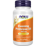 NOW Foods Evening Primrose Oil 500mg 100 softgels front view bottle for women's health
