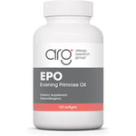 Allergy Research Group Evening Primrose Oil 500mg bottle front view showcasing premium omega-6 supplement