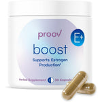 Proov Boost estrogen support supplement bottle front view for female hormonal balance