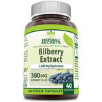 Herbal Secrets Bilberry 3600mg 120 capsules front bottle view for authentic eye health supplements India