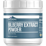 Earthborn Elements Bilberry Extract Powder front view container on a clean background for eye health support.