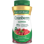 Nature's Bounty Cranberry Gummies Urinary Tract Support front view