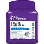 New Chapter Organic Elderberry Gummies bottle front view showing immune support claims.