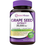 Doctor's Recipes Grape Seed Extract 500mg bottle front view