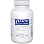 Pure Encapsulations Garlic Complex 120 capsules bottle front view showing brand label for heart health