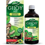 Dabur Giloy Juice 1 Litre front view bottle showcasing authentic packaging.