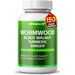 NESSARIT Wormwood 8700mg bottle front view showing high potency herbal supplement details for digestive health.