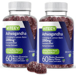 Viteey Ashwagandha Gummies with Ginseng and Lemon Balm front view
