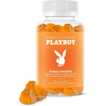 Avid Playboy Panax Ginseng Peach Gummies front of bottle