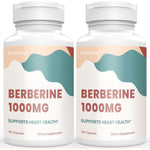KoNefancy Berberine HCL 1000mg with Silymarin Milk Thistle 120 vegan capsules front view bottle