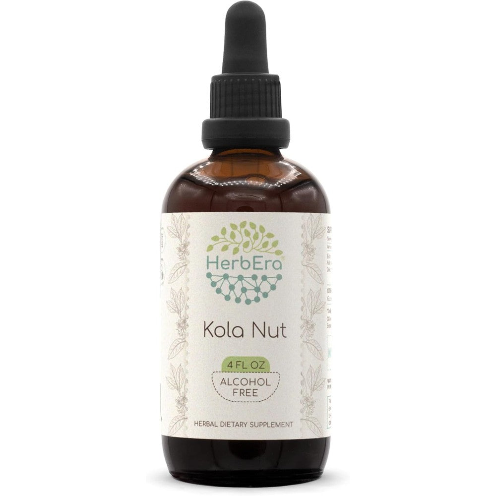 HerbEra Kola Nut B120 Alcohol Free Herbal Extract front view bottle