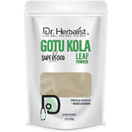 Dr. Herbalist Gotu Kola Powder 200g pouch front view for cognitive wellness
