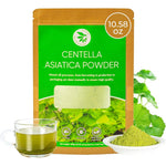Injoy Your Vitalgri:n Centella Asiatica Powder front view packaging for authentic herbal skincare.