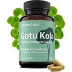 Aluma Labs Gotu Kola Capsules front view premium dietary supplement for skin health