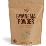 MB Herbals Gymnema Leaf Powder front pouch view authentic herbal supplement