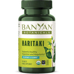 Banyan Botanicals Organic Haritaki Tablets front view bottle of Ayurvedic supplement