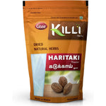 KILLI Haritaki Kadukkai Harad Powder 100g pouch front view showing natural herbal digestive cleanser packaging