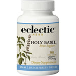 Eclectic Herb Holy Basil capsules bottle front view
