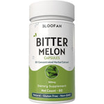 Bloofah Bitter Melon Fruit Capsules front view bottle for blood sugar support