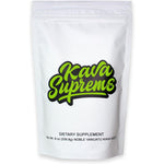 Kavafied Kava Supreme Noble Vanuatu Kava Root Powder eight ounces front view packaging for natural relaxation.