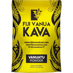 Fiji Vanua Kava Vanuatu Root Powder front view authentic kava supplement packaging