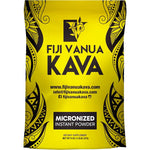 Fiji Vanua Kava Micronized Noble Root Powder 8 Ounce front view package for stress relief