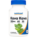 Nutricost Kava Kava Extract relaxation capsules front view bottle