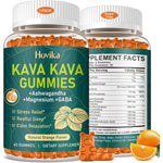 Zetelixia Hovika Kava Kava Root Extract Gummies bottle front view for relaxation supplement