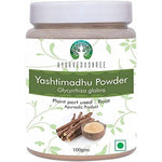 Ayurvedashree Yashtimadhu Licorice Powder front view in 100 gram jar
