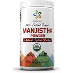 Organic Aura Manjistha Powder 16 Ounce container front view