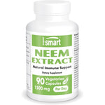 Supersmart Neem Extract 1500mg 90 Veggie Caps Front View