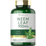 Carlyle Neem Leaf 950mg 120 Capsules Front View