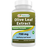 Best Naturals Olive Leaf Extract 700mg bottle front view