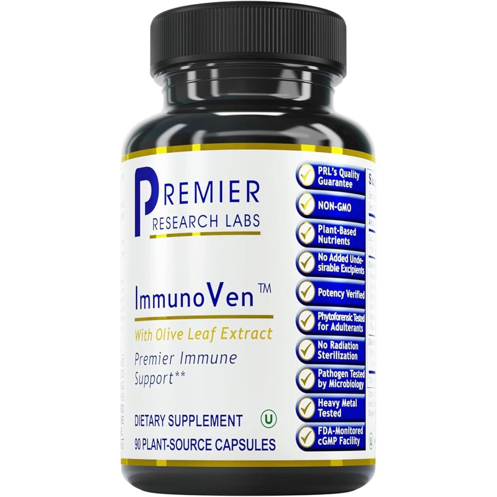 Premier Research Labs ImmunoVen 90 capsules front view bottle for natural immune support