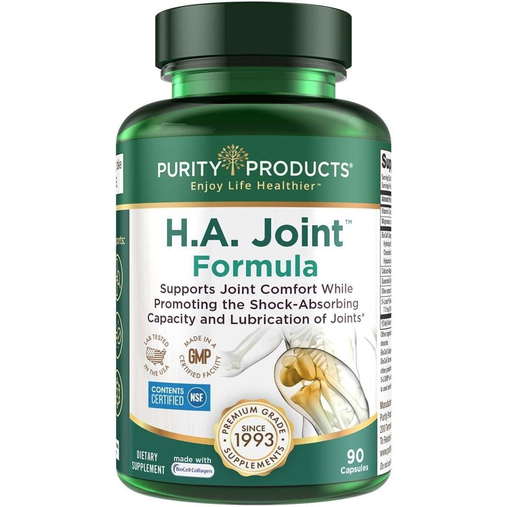 Purity Products HA Joint Formula 90 Capsules front view