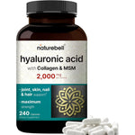 NatureBell Hyaluronic Acid Collagen MSM 240 Capsules front view