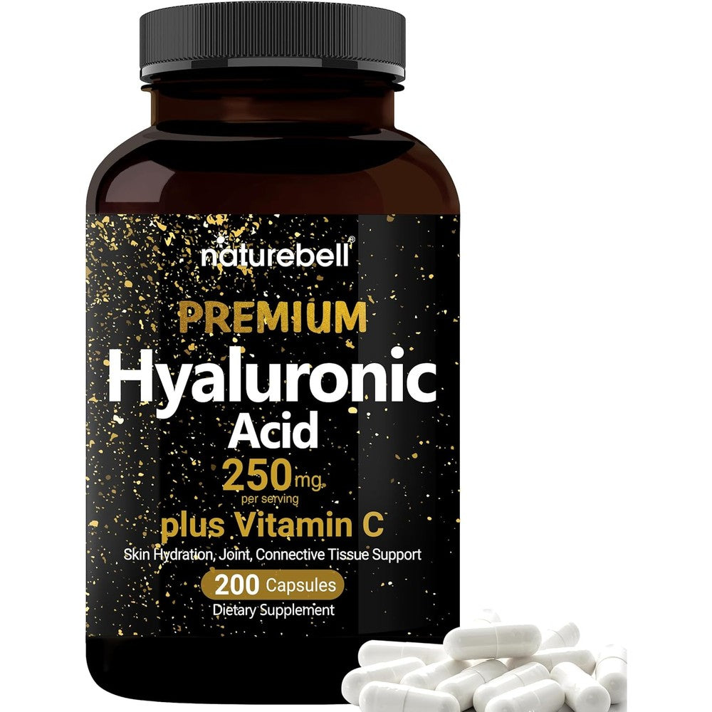 NatureBell Hyaluronic Acid 250mg 240 Capsules Front View