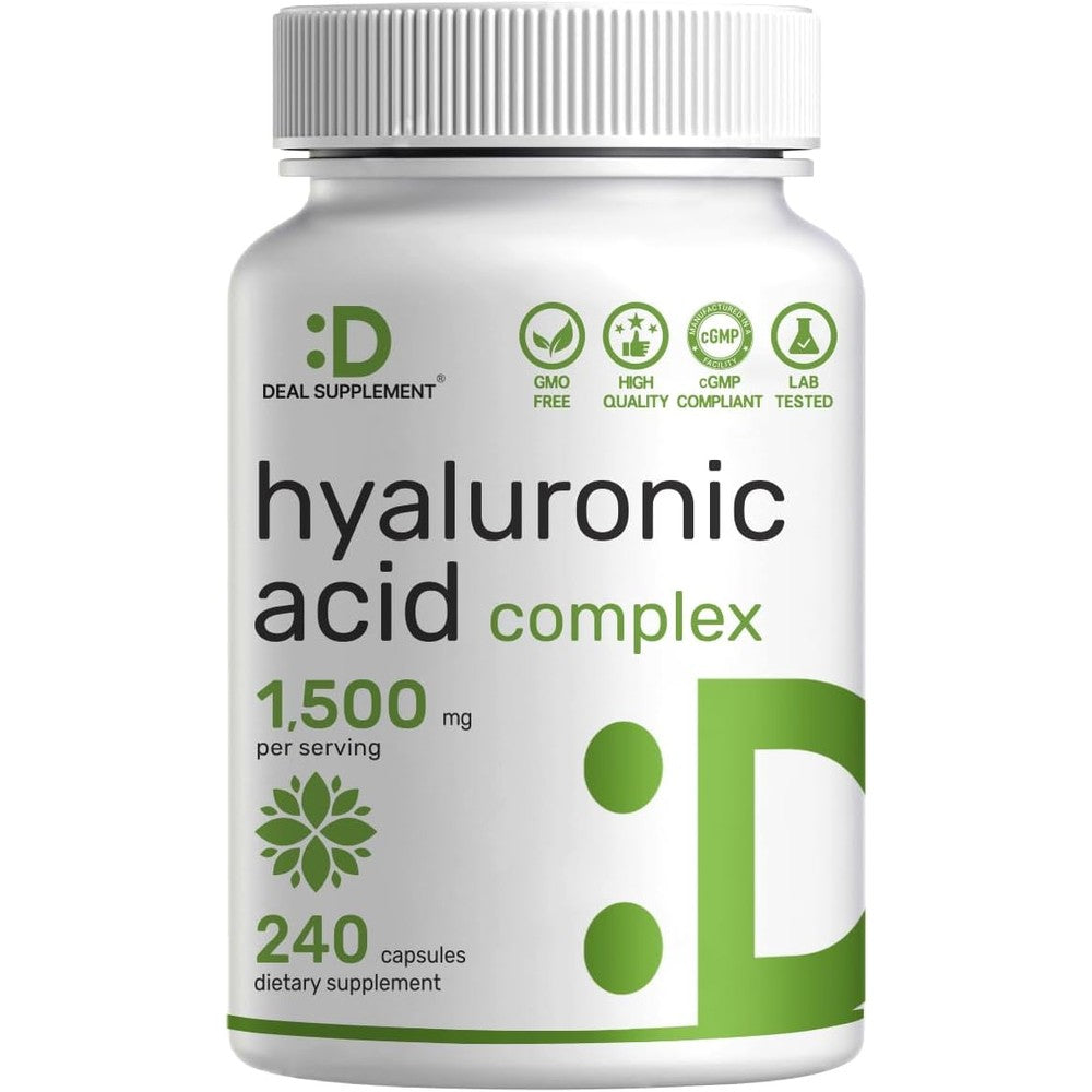 Deal Supplement Hyaluronic Acid Complex 1500mg Front View