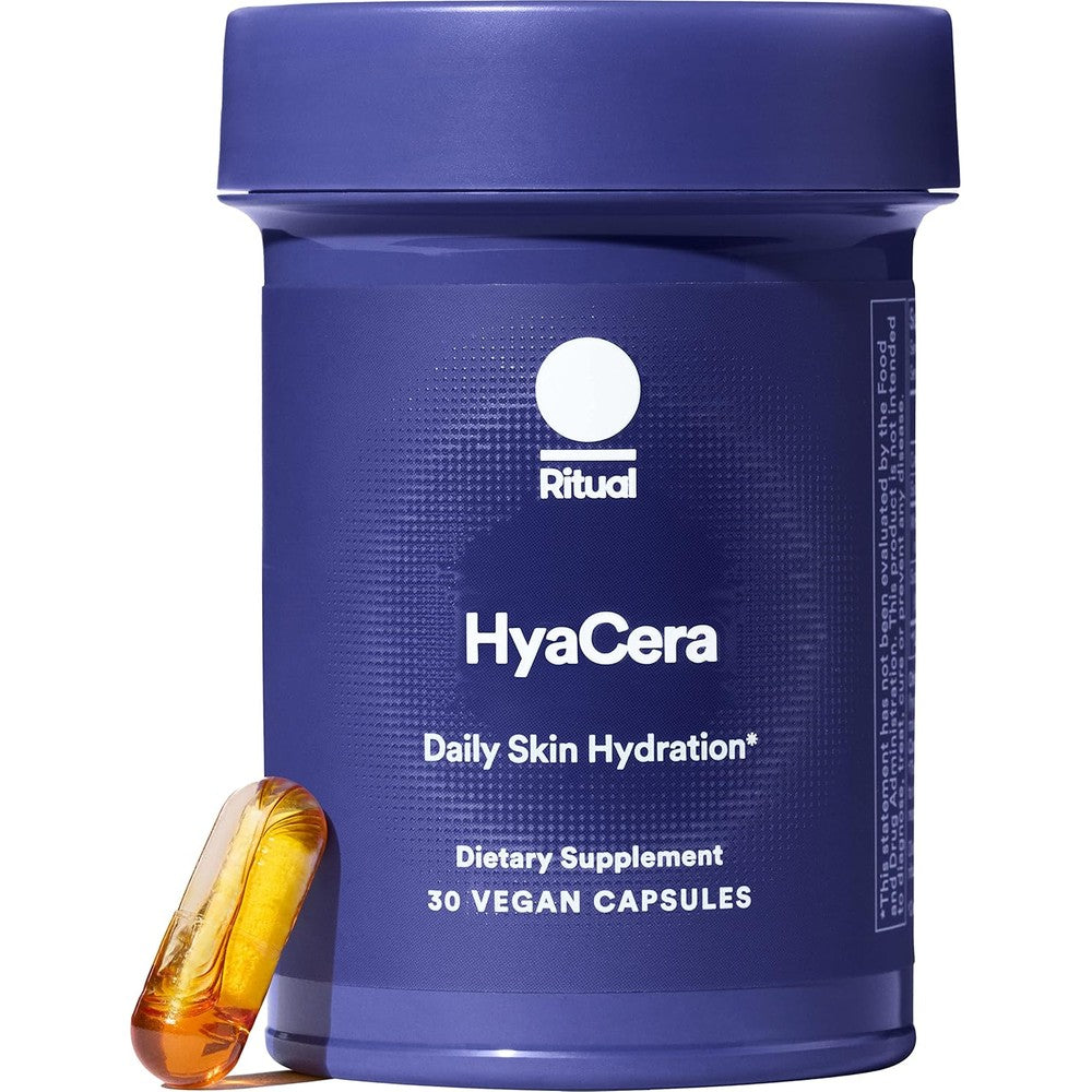 Ritual HyaCera Skin Hydration Capsules front bottle view