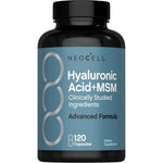 Neocell Hyaluronic Acid With Methylsulfonylmethane 120 Capsules Front View