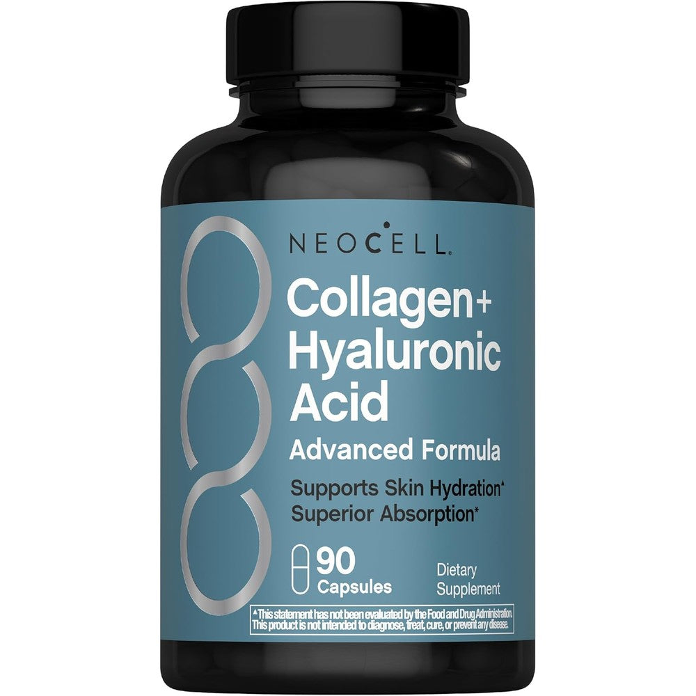 NeoCell Collagen Peptides Advanced Formula 90 Capsules Front View