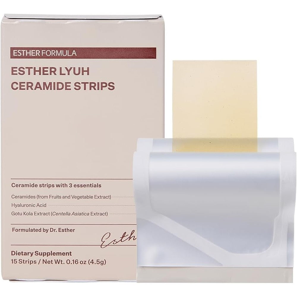 Esther Formula Ceramide Oral Beauty Strips front view