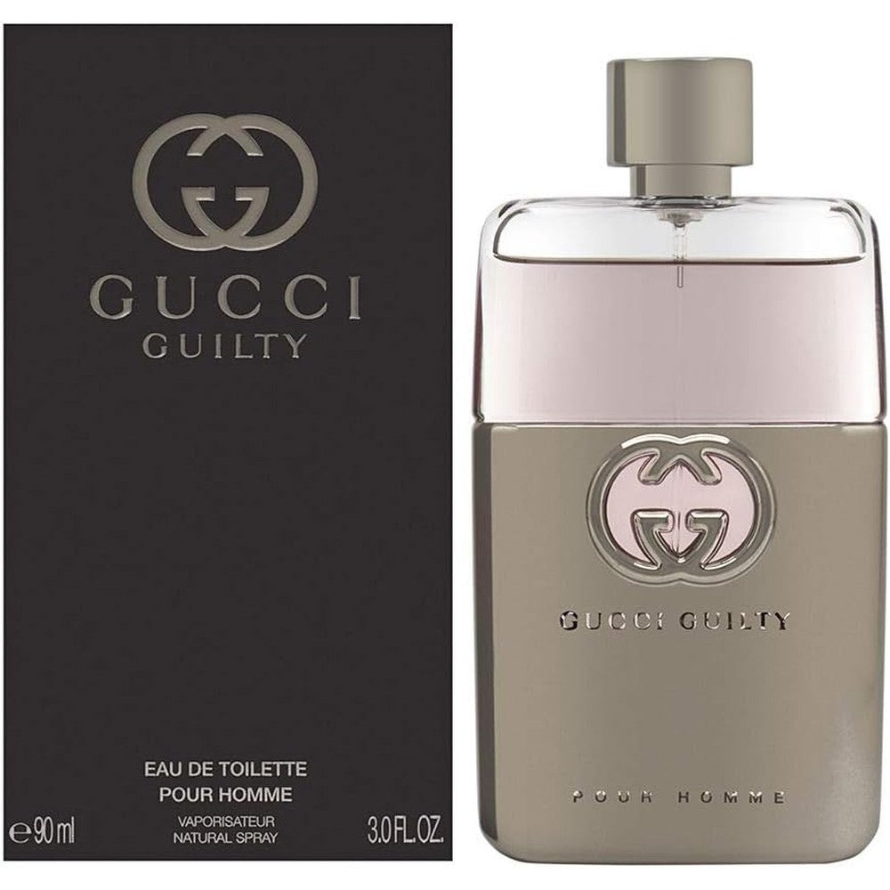 Gucci Guilty Pour Homme Eau de Toilette 3 Fluid Ounce front view bottle on Dropy India store