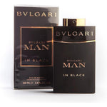 Bvlgari Man In Black Eau De Parfum front view of the premium matte black bottle