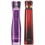 L'Bel Satin Rouge Eau de Parfum 50ml premium women's fragrance bottle front view