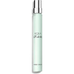 Armani Beauty Acqua di Gioia Eau de Parfum travel spray front view showcasing the sleek bottle design.