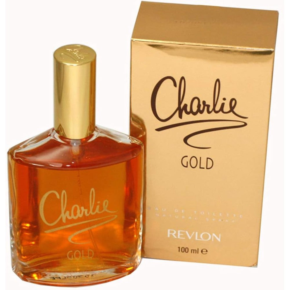 Revlon Charlie Gold Eau De Toilette front view bottle
